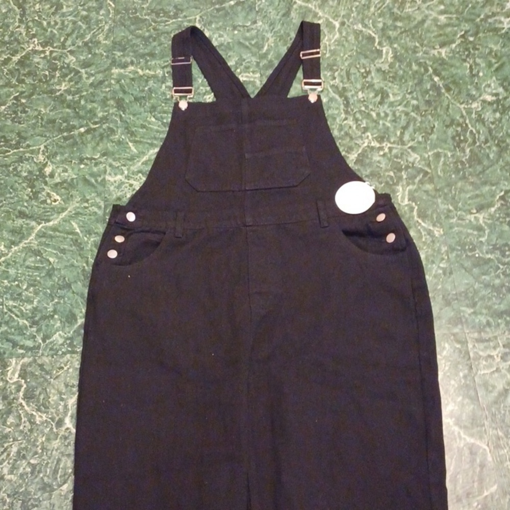 Bibed overalls Anrabess women size xlarge black